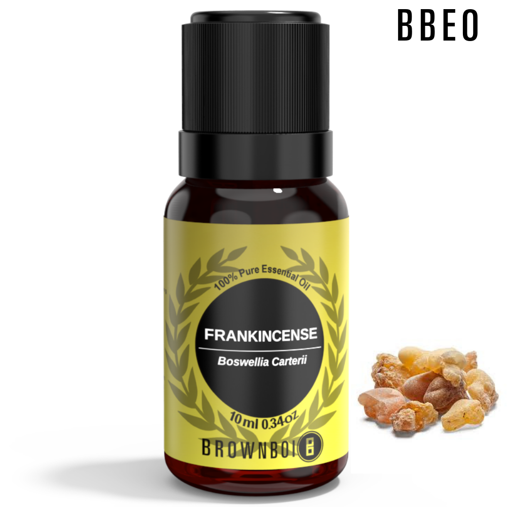 BrownBoi 100% Plant Derived Organic Frankincense Essential Oil - Boswellia Carterii