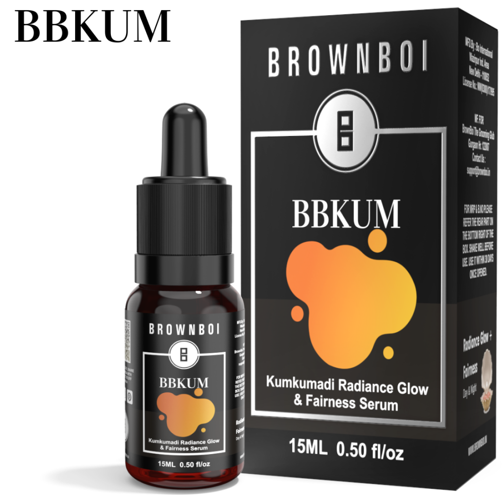 BrownBoi 24K Kumkumadi GoldDrops Tailam, Ayurvedic Face Glowing Oil