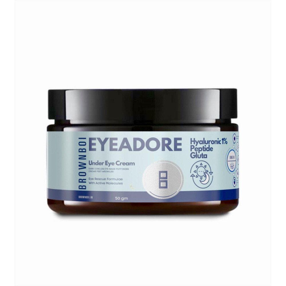 BrownBoi Eyeadore 2% Hyaluronic Acid 1% NAC Under Eye Cream For Dark Circles