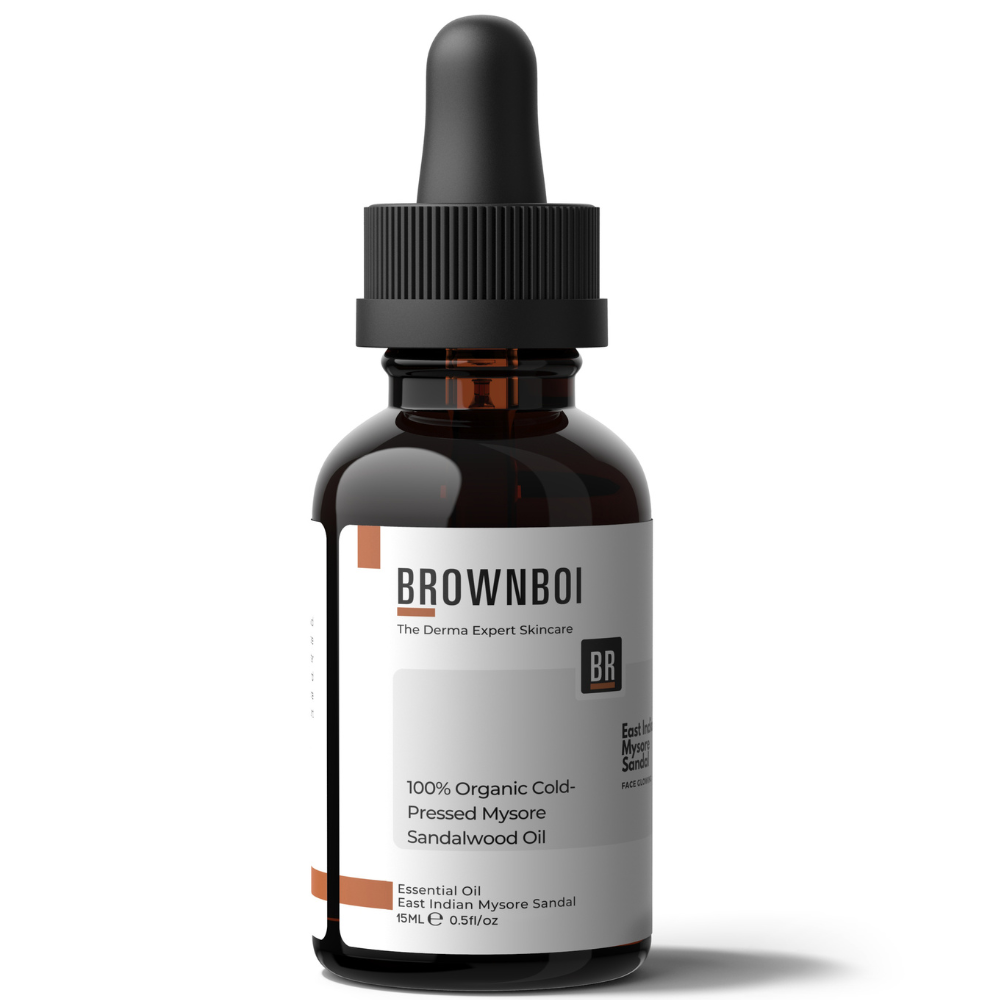 BrownBoi 100% Plant Derived Organic East Indian Mysore Sandalwood Essential Oil, Chandan Oil