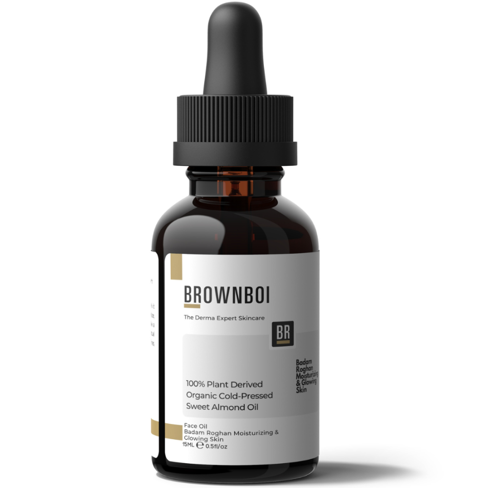 BrownBoi 100% Plant Derived Organic Cold-Pressed Sweet Almond Oil