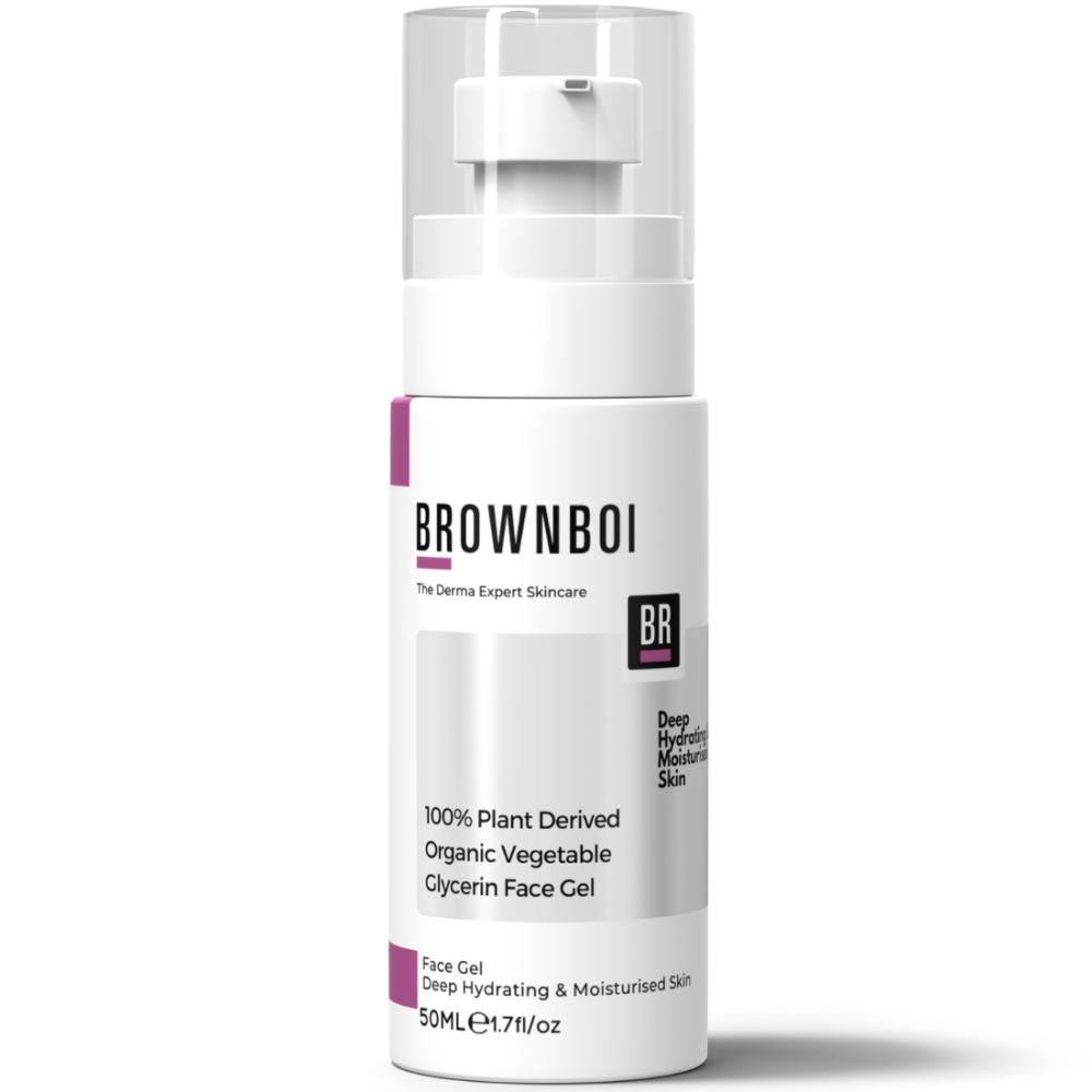 BrownBoi 4% Ceramide Complex + 1% Hyaluronic Acid + 5% Vitamin E Face Moisturizer - Normal To Dry Skin Rejuvenator