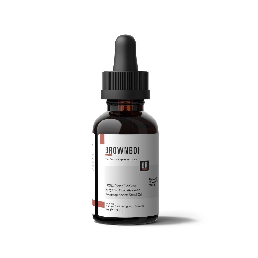 BrownBoi 100% Organic Plant Derived Sugarcane Squalane DermPro Oil, Face Oil For Skin Hydration Lipid Barrier Repair & Moisture