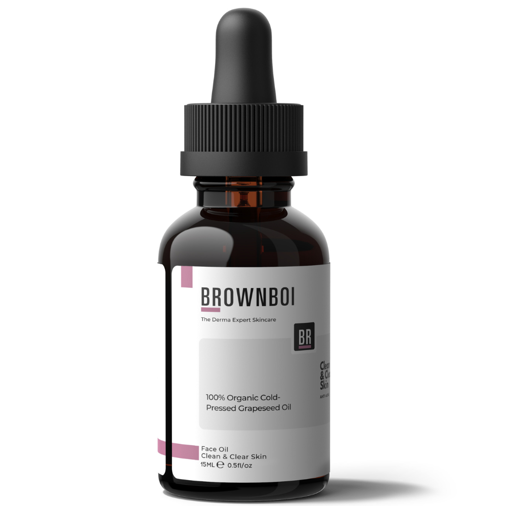 BrownBoi 100% Plant-Derived Organic Cold-Pressed PigmentPro Grapeseed Oil