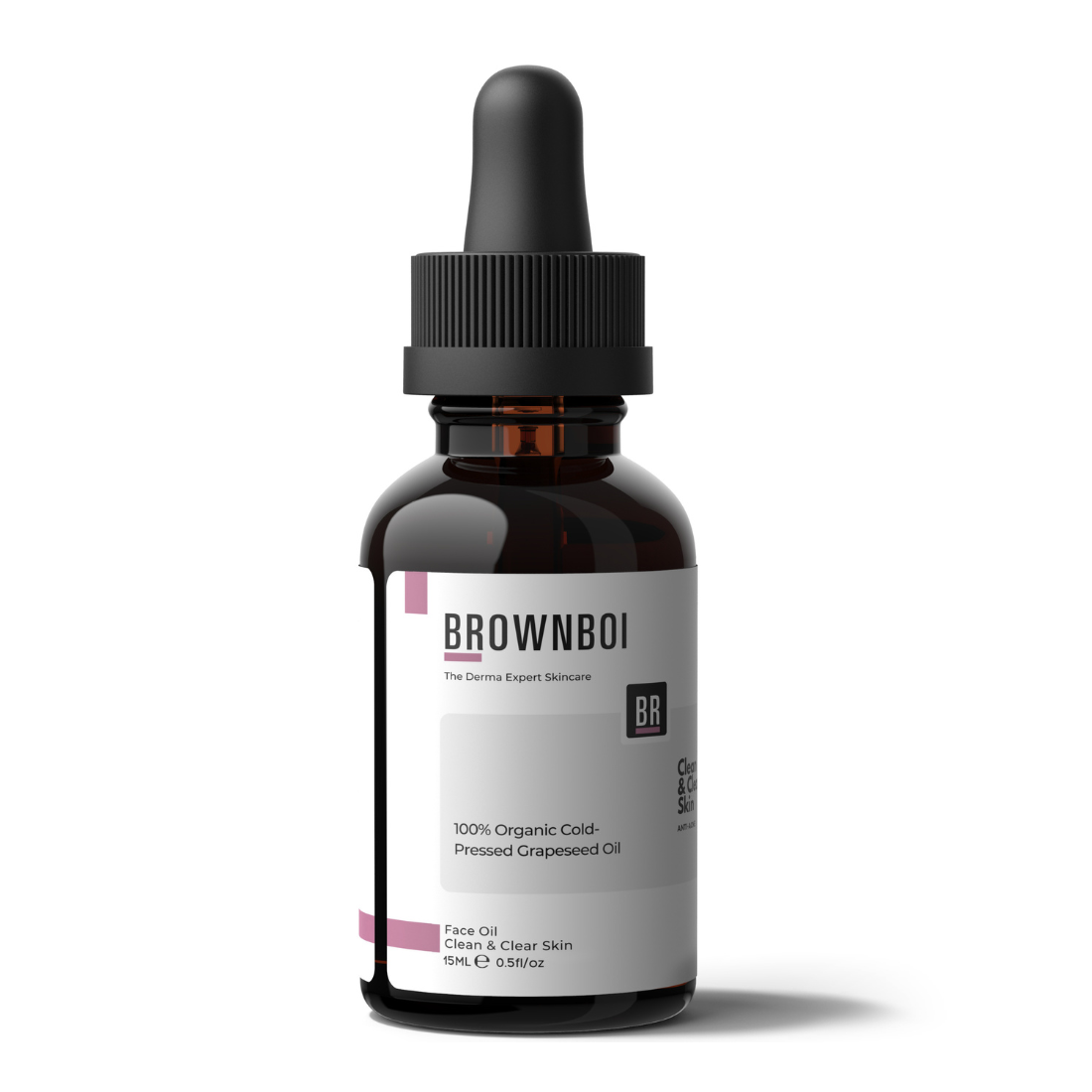 BrownBoi 100% Plant-Derived Organic Cold-Pressed Grapeseed Oil
