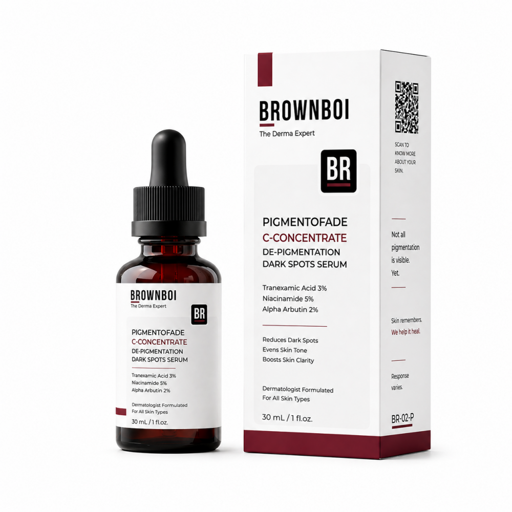 BrownBoi PigmentoFade C-Concentrate De-Pigmentation Dark Spots Serum - 30ML