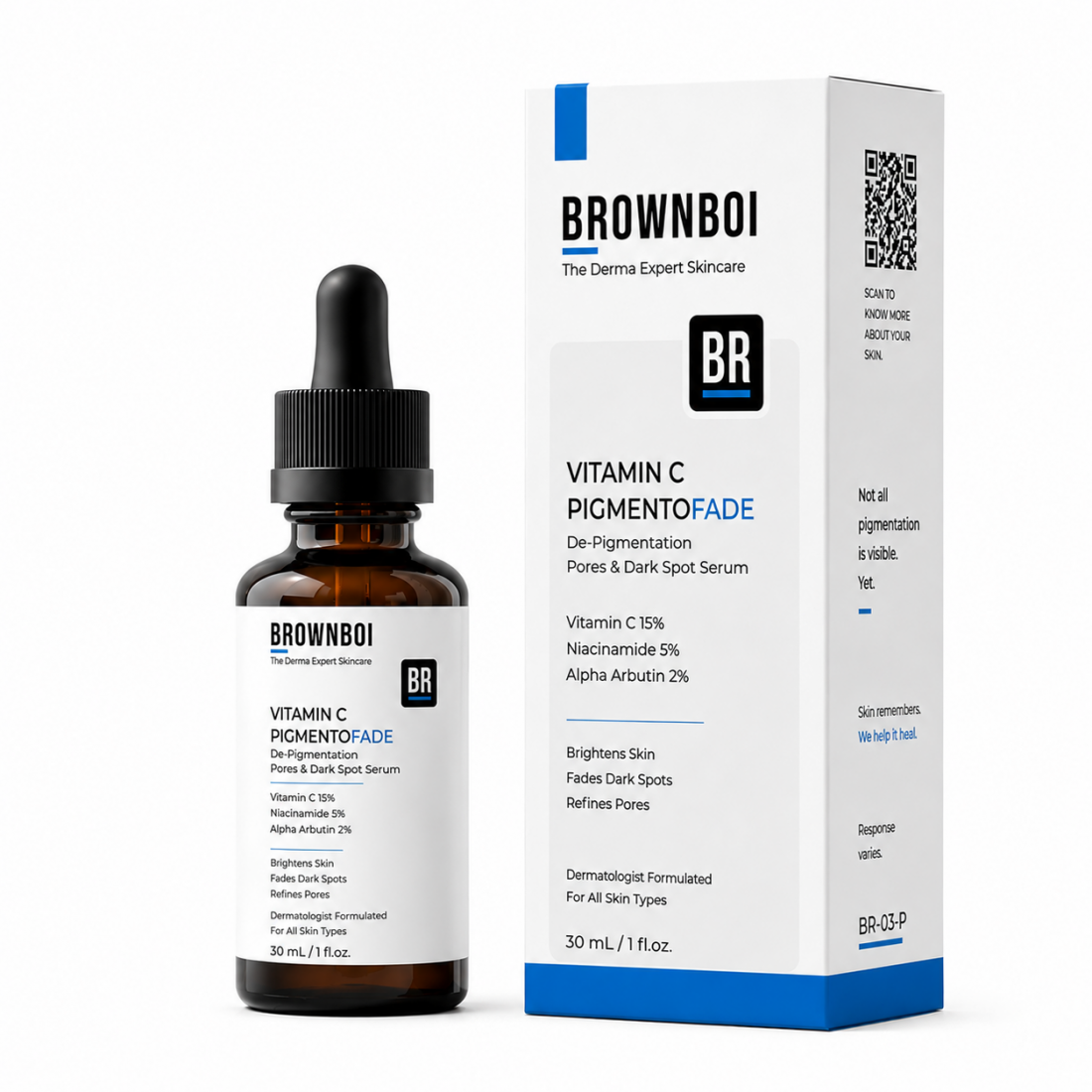 BrownBoi Vitamin C PigmentoFade De-Pigmentation Pores & Dark Spot Solution