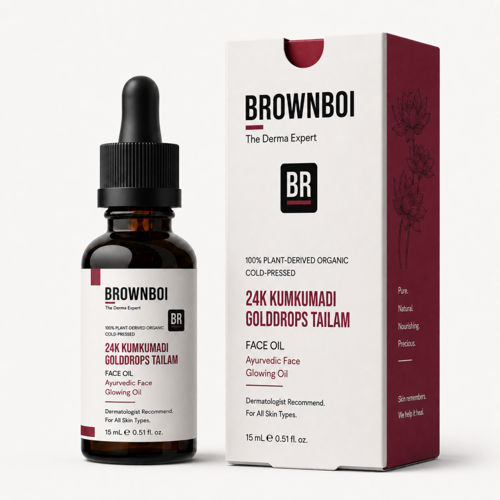 BrownBoi 100% Plant Derived Organic Cold-Pressed Glowfy++ Kashmir Saffron Oil